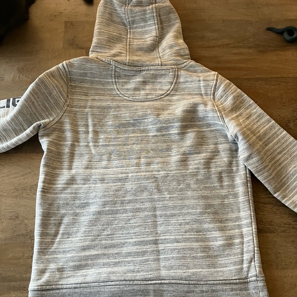 Carhartt Light Grey Striped Design Hoodie Amazing Condition Women’s Size XS 0-2 - Picture 5 of 6